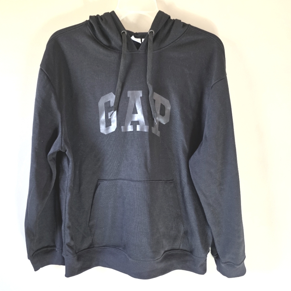 GAP Black Hoodie Sweatshirt New L